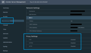 HTTP & HTTPS proxy server unreachable – VMware vCenter VCSA not ...