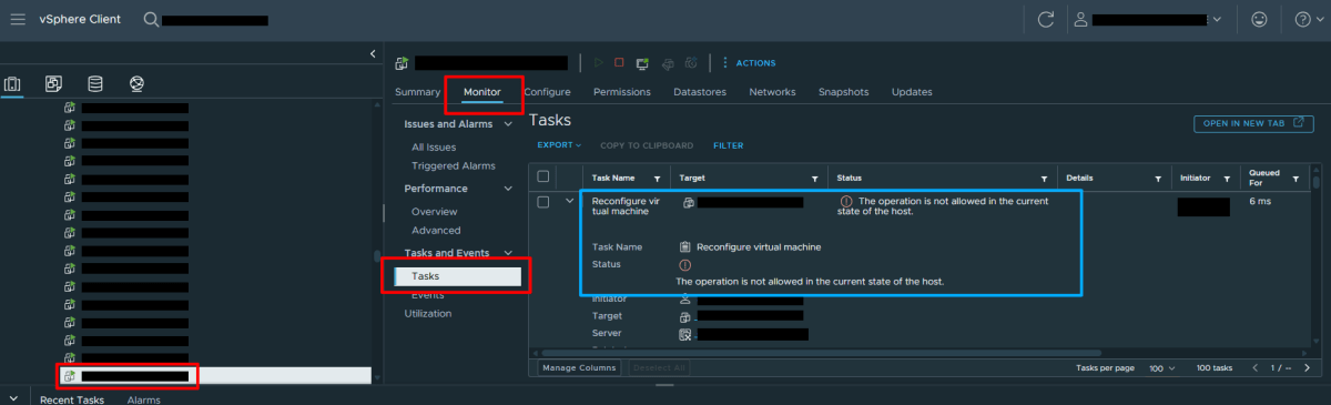 VMware ESXi Host Maintenance Mode blocked by stuck VM with connected device and ISO is not&nbsp;accessible